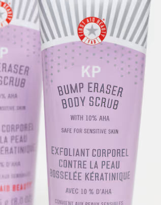 First Aid Beauty KP Bump Eraser Body Scrub Duo with 10% AHA