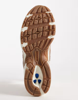 New Balance 740 suede trainers in brown